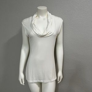 Banana Republic Cowl Neck Short Sleeve Shirt